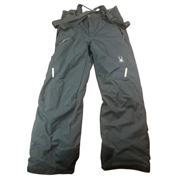 Spyder Kids 16 Mini Propulsion Ski Pants Youth Bibs Snowboard Suspenders Black